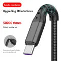 3 in 1 120W Type C Micro USB iOS Data Cable Fast Charging Liquid Silicon Universal for All Smartphones 1.2m