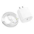 20W Original Fast Charger with Type-C to Lightning Cable – High-Speed Charging Adapter for Phones