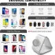 3-in-1 Foldable Magnetic Wireless Charging Station – Fast Wireless Charger for Phone, Watch & Earbuds"