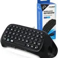 RALAN PS4 Wireless Mini Bluetooth Keyboard – Chatpad for PS4 Controller, Phones & Tablets