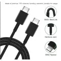 Samsung 25W PD Super Fast Charger with Original USB-C to USB-C Cable – Compatible with Galaxy S25, S24 FE, S23, S22, S21, A54, A34, M54 – Type-C Fast Charging Adapter and Cable