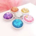 Water Glitter Pop Socket – Phone Grip & Stand with Reusable Adhesive for Mobiles and Tablets