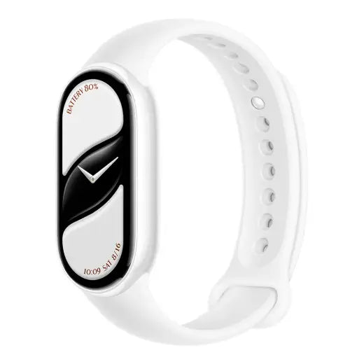 Xiaomi Mi Smart Band 10 Ceramic Edition – Pearl White | 3-Month Warranty