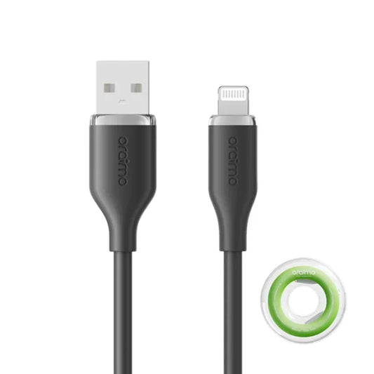 Oraimo SilkLine Lightning Cable – 1M, 2.4A Fast Charging (OCD-115L
