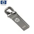 HP Metal USB Flash Drive – 4GB, 8GB, 16GB, 32GB, 64GB | USB 2.0/3.0 – Original Silver Design